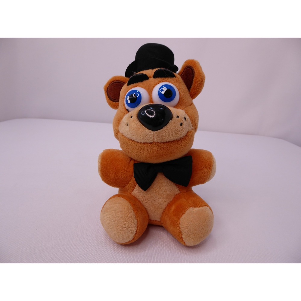 Five Nights at Freddys Freddy Fazbear Plush Good Stuff Brown Bear Hat Bow Tie